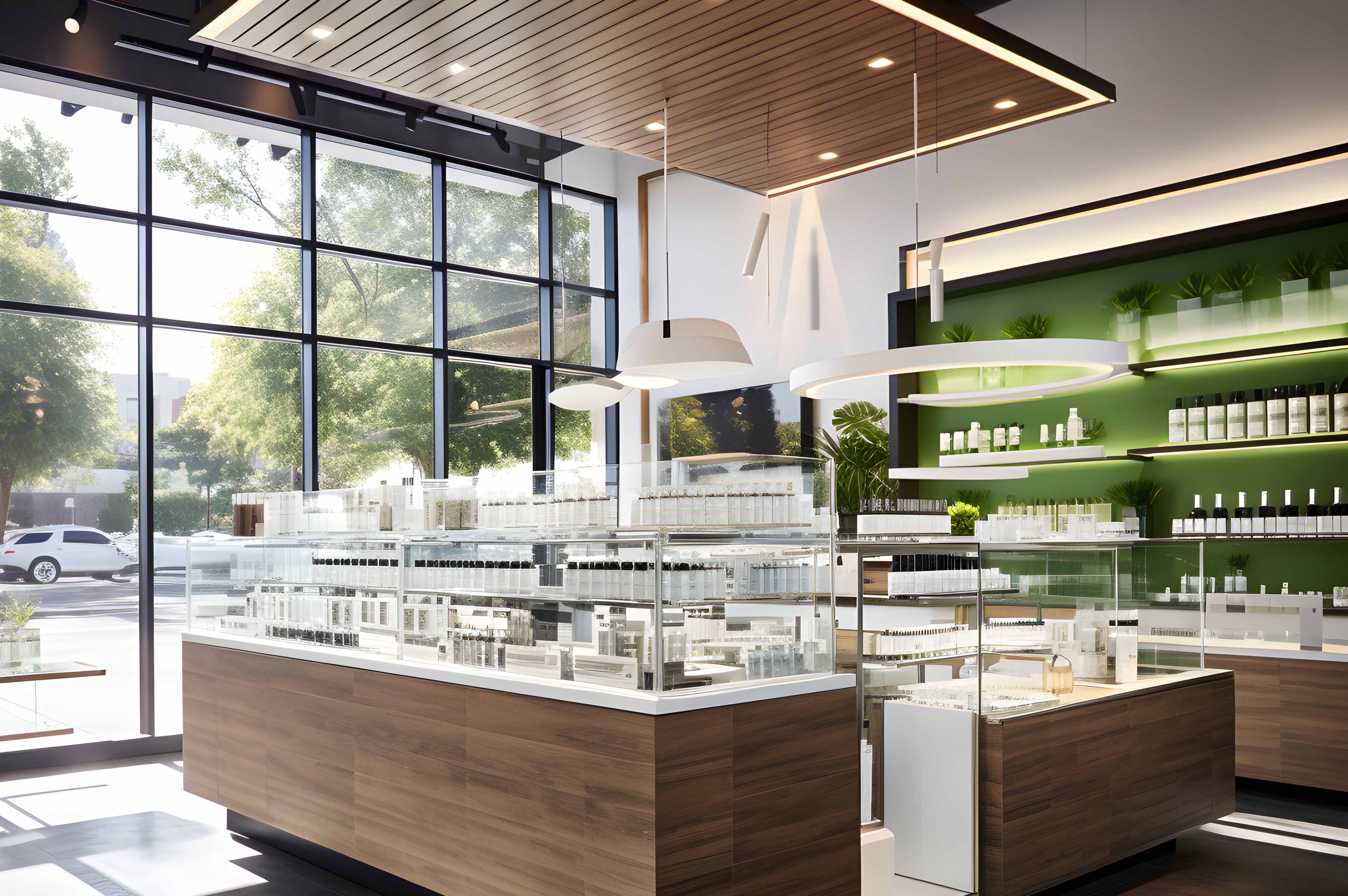 cannabis dispensary with product display and modern clean architecture_rdx.jpg